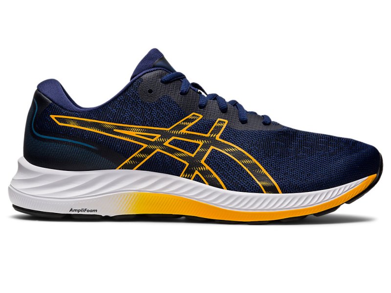 Men\'s Asics Gel-eXCite 9 Running Shoes Deep Ocean/Amber Canada | CA1491-578