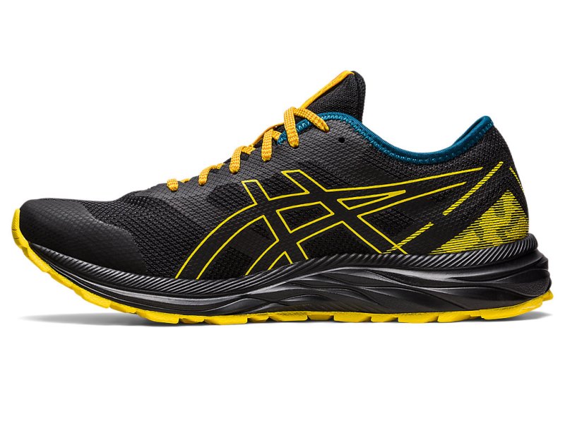 Men's Asics Gel-eXCite Trail Running Shoes Black/Golden Yellow Canada | CA0477-175