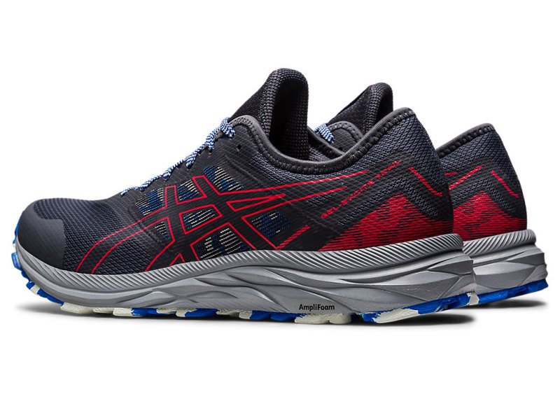 Men's Asics Gel-eXCite Trail Running Shoes Carrier Grey/Electric Red Canada | CA2967-447