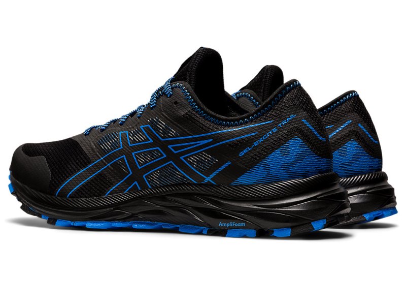 Men's Asics Gel-eXCite Trail Running Shoes Black/Blue Coast Canada | CA3043-994