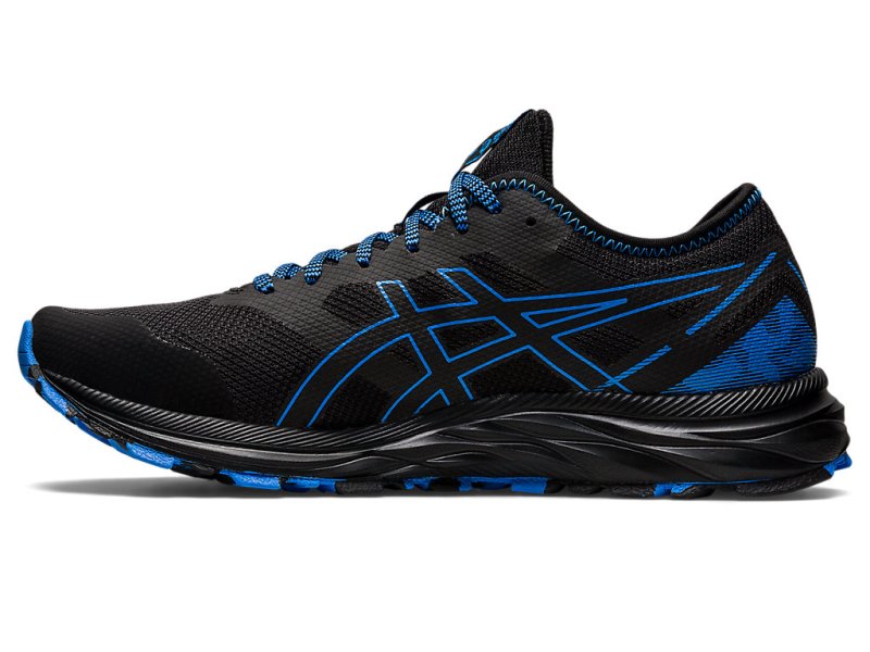 Men's Asics Gel-eXCite Trail Running Shoes Black/Blue Coast Canada | CA3043-994