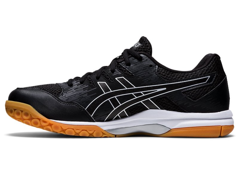 Men's Asics Gel-furtherup Volleyball Shoes Black/Black Canada | CA1181-813