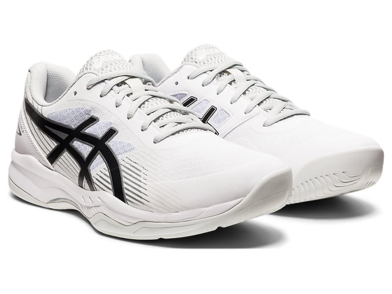 Men's Asics Gel-game 8 Tennis Shoes White/Black Canada | CA6468-849