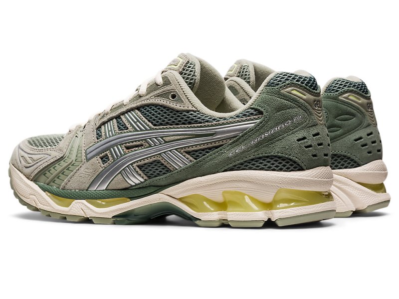 Men's Asics Gel-kayano 14 Sneakers Olive Grey/Pure Silver Canada | CA0290-330