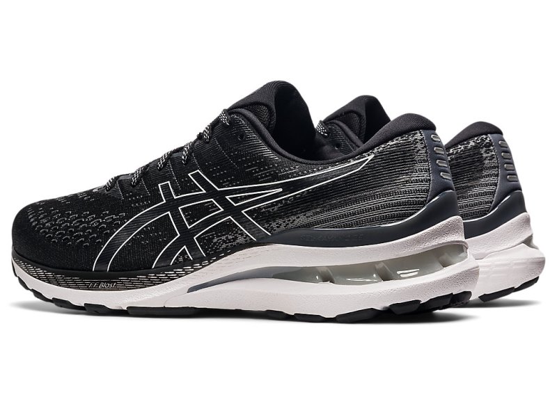 Men's Asics Gel-kayano 28 Running Shoes Black/White Canada | CA7435-750