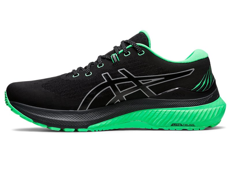 Men's Asics Gel-kayano 29 Lite-show Running Shoes Black/New Leaf Canada | CA2948-825