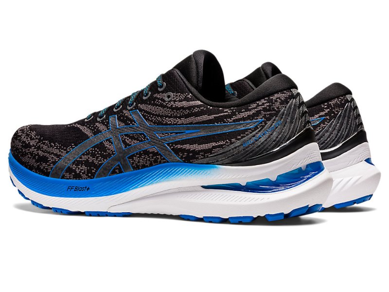 Men's Asics Gel-kayano 29 Running Shoes Black/Electric Blue Canada | CA3371-738