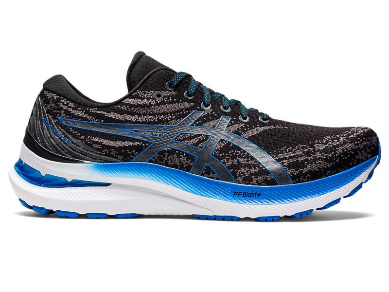 Men\'s Asics Gel-kayano 29 Running Shoes Black/Electric Blue Canada | CA3371-738