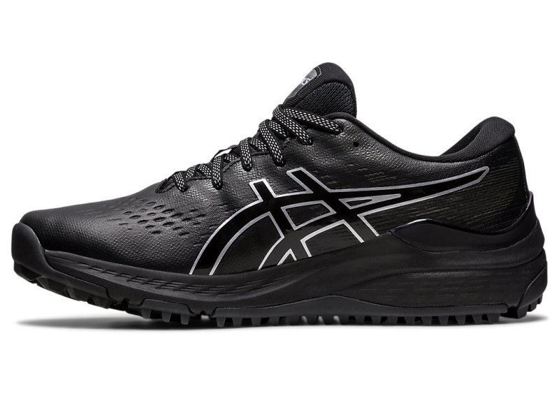 Men's Asics Gel-kayano ACE Golf Shoes Black/Black Canada | CA8643-636