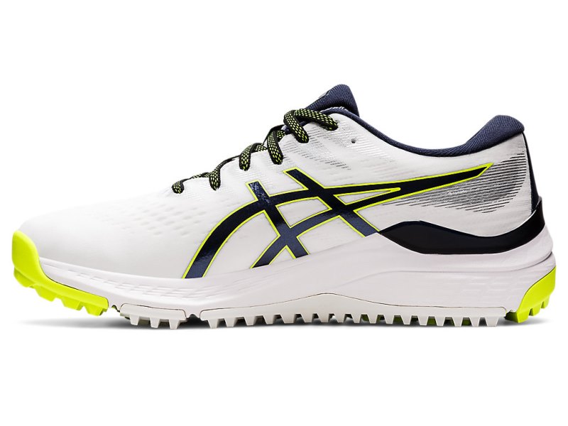 Men's Asics Gel-kayano ACE Golf Shoes White/Midnight Canada | CA0105-846