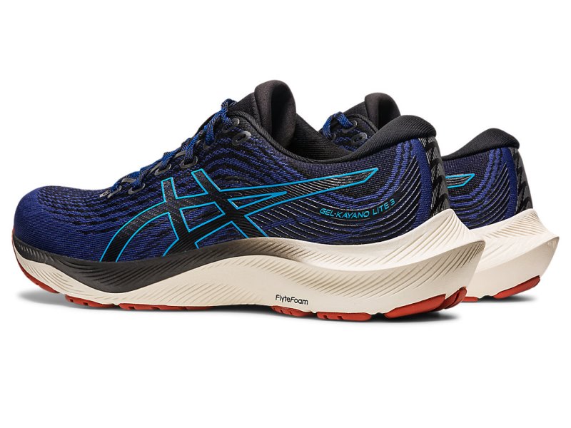 Men's Asics Gel-kayano Lite 3 Running Shoes Indigo Blue/Black Canada | CA2335-302