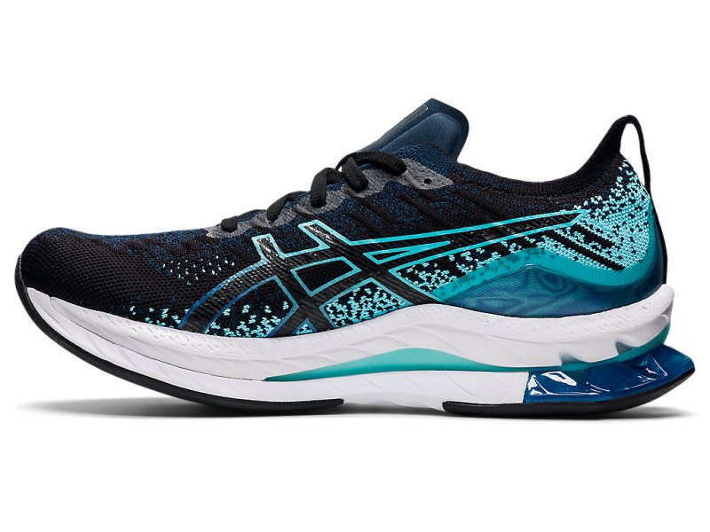 Men's Asics Gel-kinsei Blast Running Shoes Black/Ice Mint Canada | CA6115-543