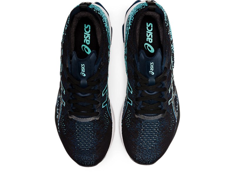 Men's Asics Gel-kinsei Blast Running Shoes Black/Ice Mint Canada | CA6115-543