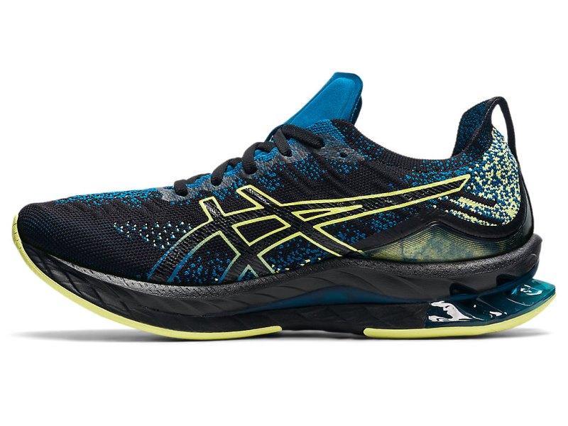 Men's Asics Gel-kinsei Blast Running Shoes Black/Glow Yellow Canada | CA7885-068