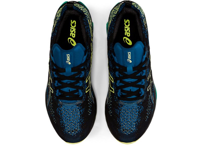 Men's Asics Gel-kinsei Blast Running Shoes Black/Glow Yellow Canada | CA7885-068