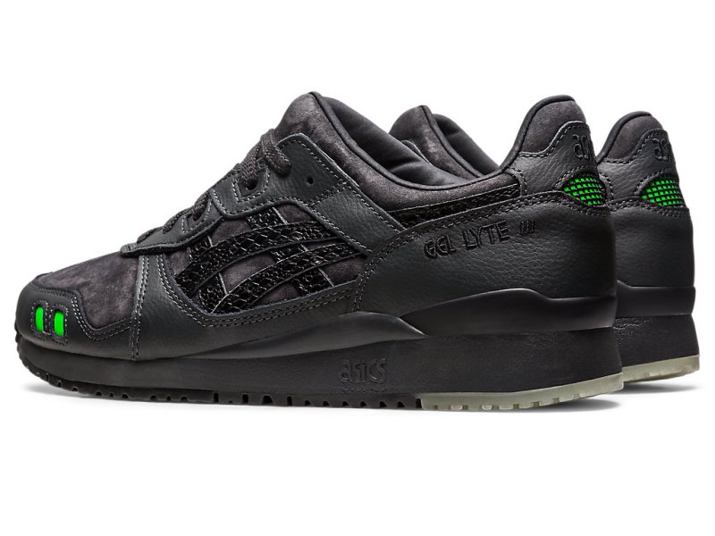 Men's Asics Gel-lyte III OG Python Sneakers Black/Black Canada | CA1405-303