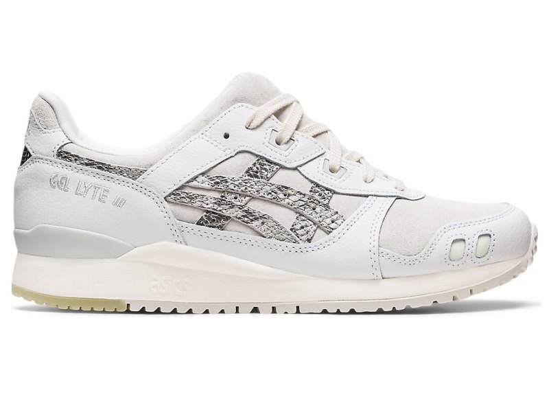 Men\'s Asics Gel-lyte III OG Python Sneakers White/White Canada | CA7007-538