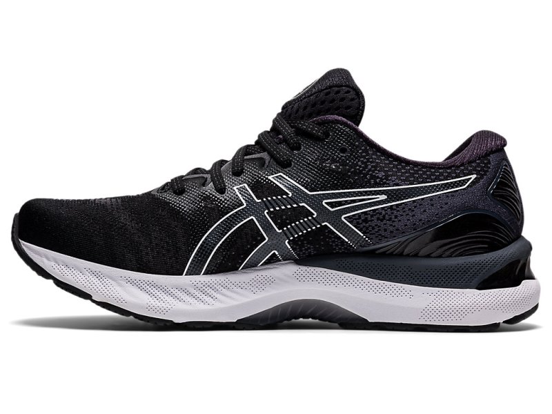 Men's Asics Gel-nimbus 23 Running Shoes Black/White Canada | CA8692-302