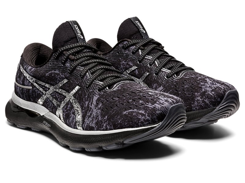 Men's Asics Gel-nimbus 24 Platinum Running Shoes Carrier Grey/Pure Silver Canada | CA5960-956