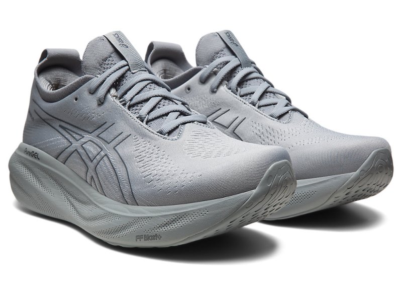 Men's Asics Gel-nimbus 25 Running Shoes Sheet Rock/Carrier Grey Canada | CA0360-536