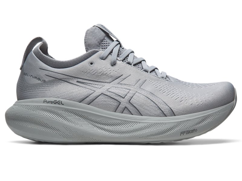 Men\'s Asics Gel-nimbus 25 Running Shoes Sheet Rock/Carrier Grey Canada | CA0360-536