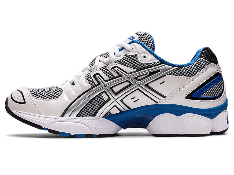 Men's Asics Gel-nimbus 9 Sneakers White/Lake Drive Canada | CA0538-209