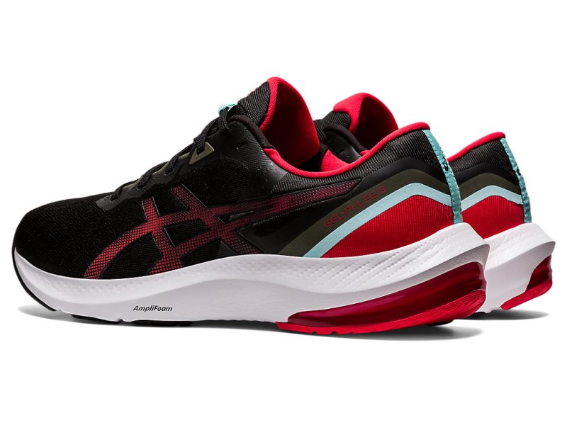 Men's Asics Gel-pulse 13 Running Shoes Black/Electric Red Canada | CA5969-544