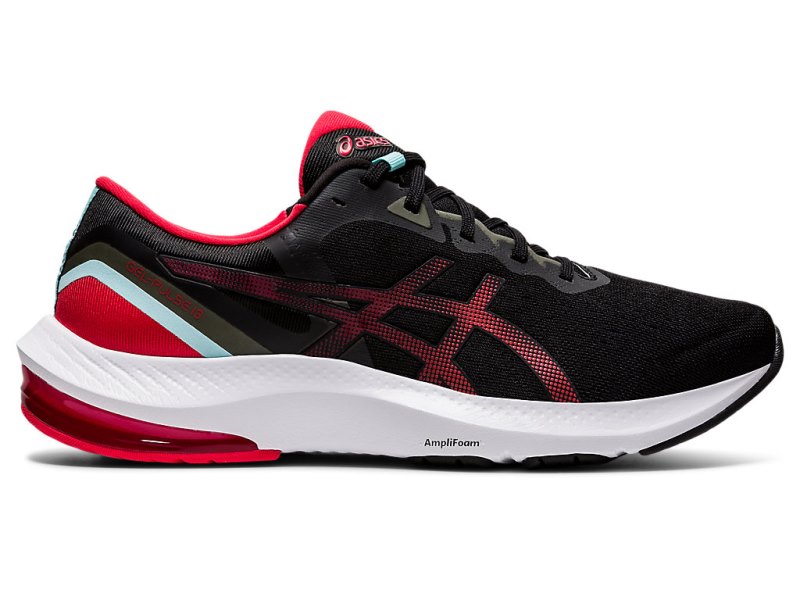 Men\'s Asics Gel-pulse 13 Running Shoes Black/Electric Red Canada | CA5969-544