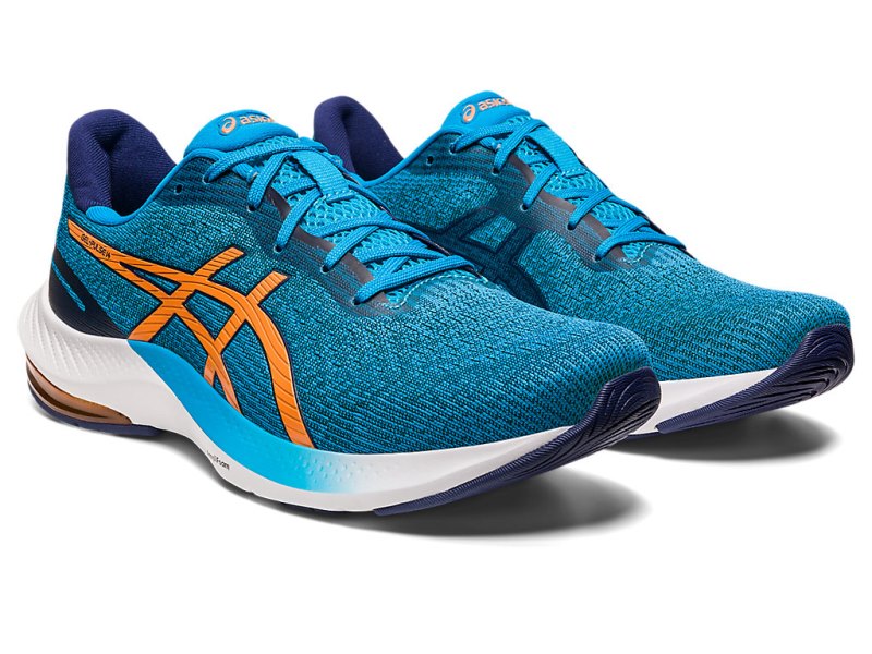 Men's Asics Gel-pulse 14 Running Shoes Island Blue/Sun Peach Canada | CA5638-304