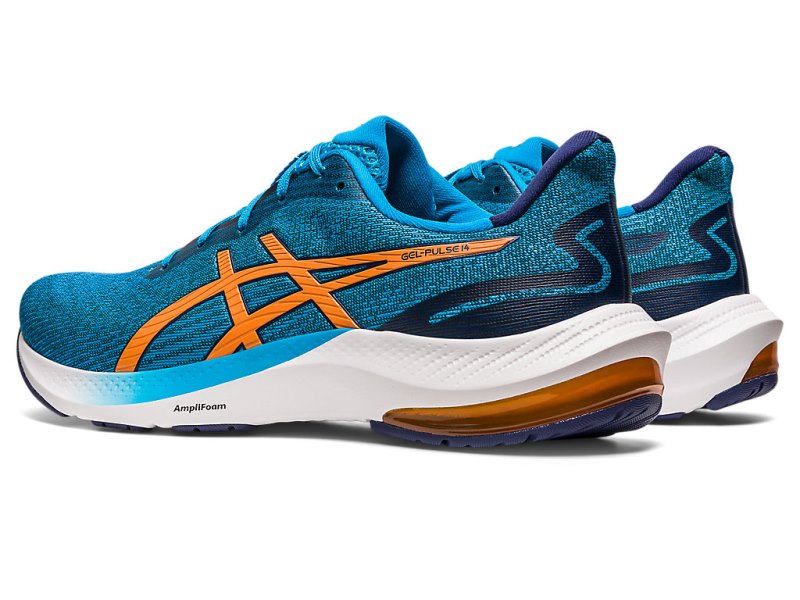 Men's Asics Gel-pulse 14 Running Shoes Island Blue/Sun Peach Canada | CA5638-304