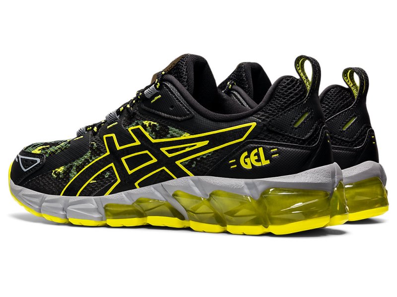 Men's Asics Gel-quantum 180 Sneakers Black/Sour Yuzu Canada | CA9478-544