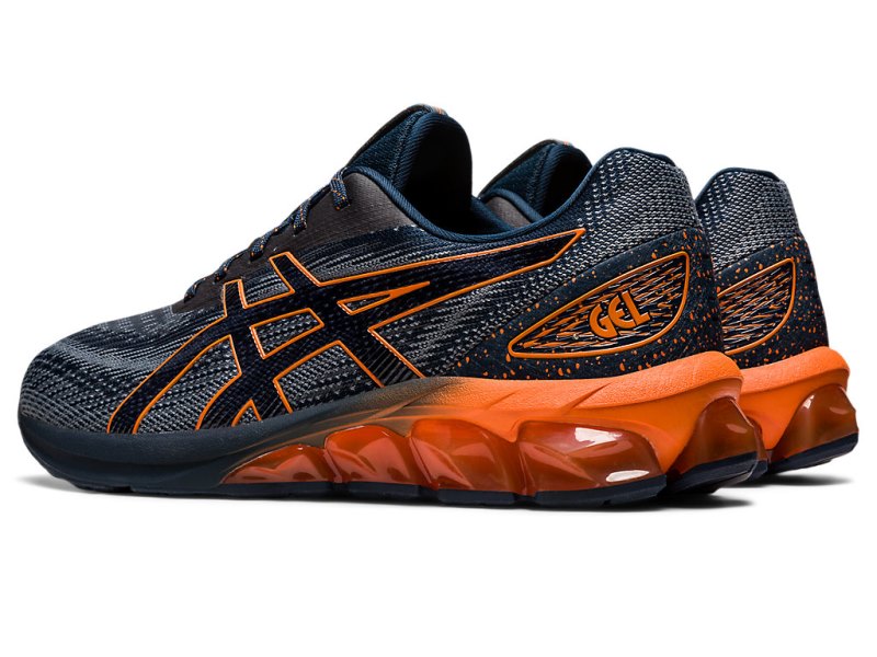 Men's Asics Gel-quantum 180 VII Sneakers French Blue/Lava Orange Canada | CA2428-947