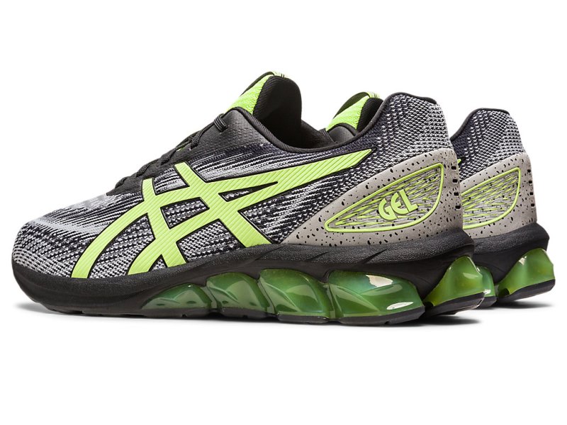 Men's Asics Gel-quantum 180 VII Sneakers Black/Lime Green Canada | CA3563-248