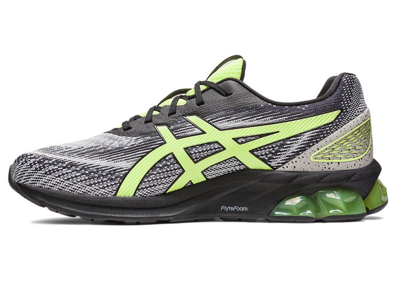 Men's Asics Gel-quantum 180 VII Sneakers Black/Lime Green Canada | CA3563-248