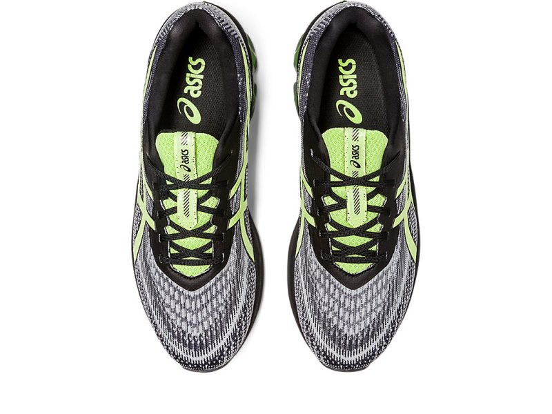 Men's Asics Gel-quantum 180 VII Sneakers Black/Lime Green Canada | CA3563-248