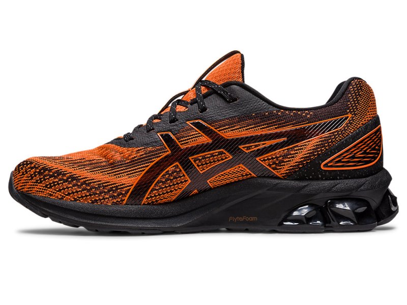 Men's Asics Gel-quantum 180 VII Sneakers Black/Habanero Canada | CA7477-362