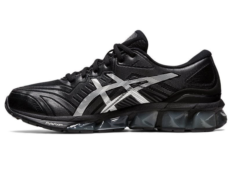 Men's Asics Gel-quantum 360 VII Sneakers Black/Pure Silver Canada | CA3508-395