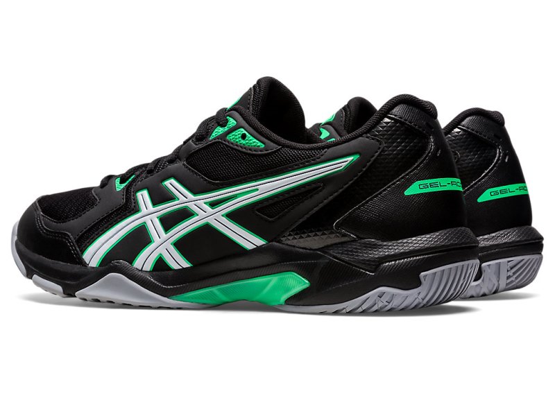 Men's Asics Gel-rocket 10 Volleyball Shoes Black/New Leaf Canada | CA1314-255