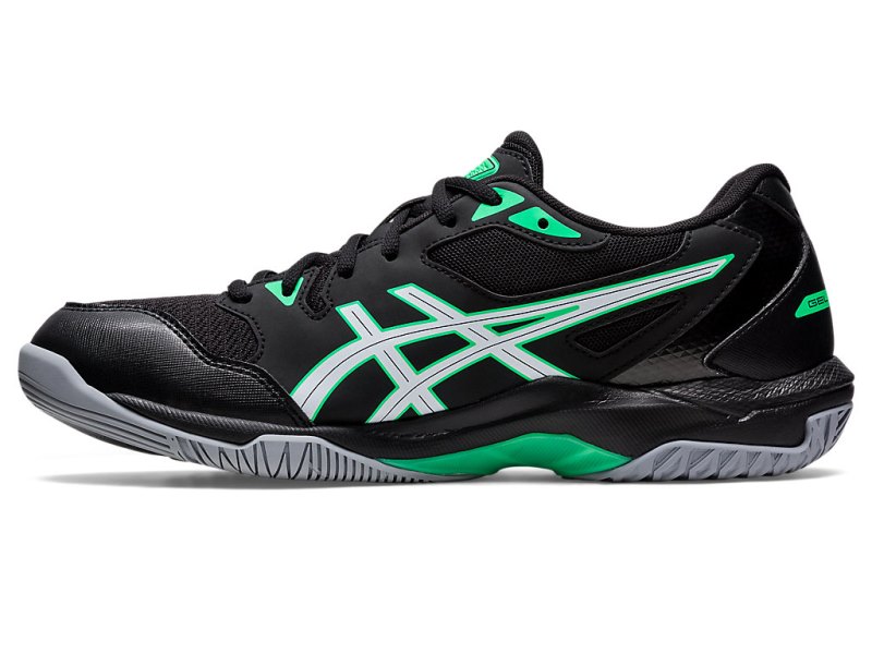 Men's Asics Gel-rocket 10 Volleyball Shoes Black/New Leaf Canada | CA1314-255