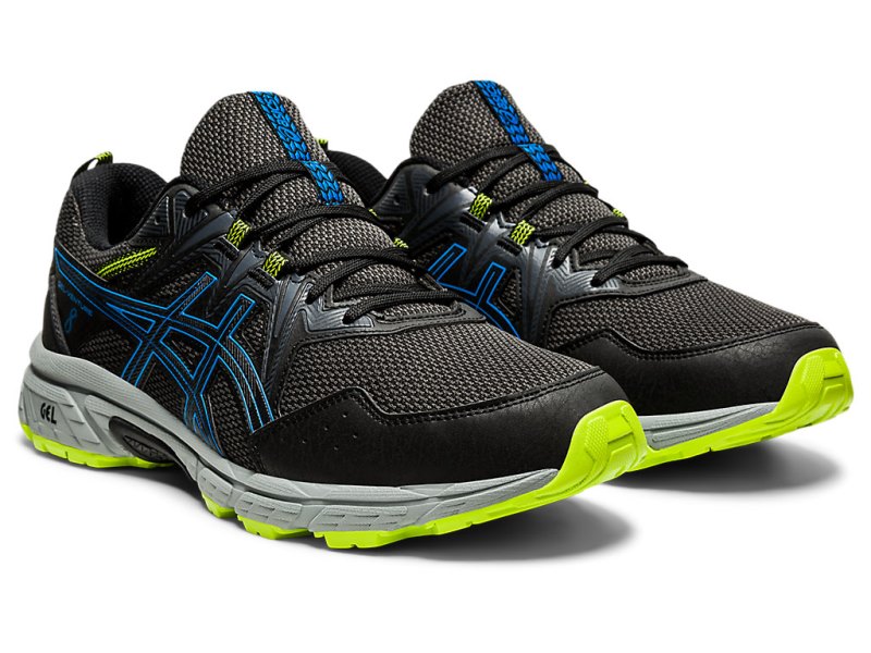 Men's Asics Gel-ventuRE 8 (4E) Trail Running Shoes Black/Directoire Blue Canada | CA2076-250