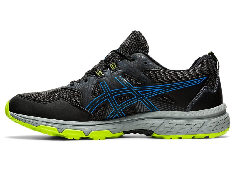 Men's Asics Gel-ventuRE 8 (4E) Trail Running Shoes Black/Directoire Blue Canada | CA2076-250