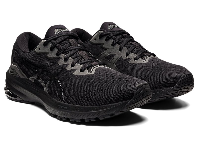 Men's Asics Gt-1000 11 Running Shoes Black/Black Canada | CA4168-121