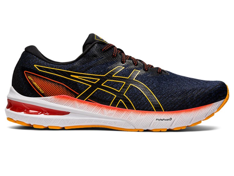 Men\'s Asics Gt-2000 10 Running Shoes Deep Ocean/Amber Canada | CA9767-157