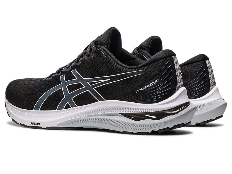 Men's Asics Gt-2000 11 Running Shoes Black/White Canada | CA4045-409