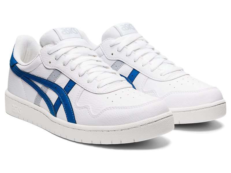 Men's Asics Japan S Netball Shoes White/Lake Drive Canada | CA6776-416