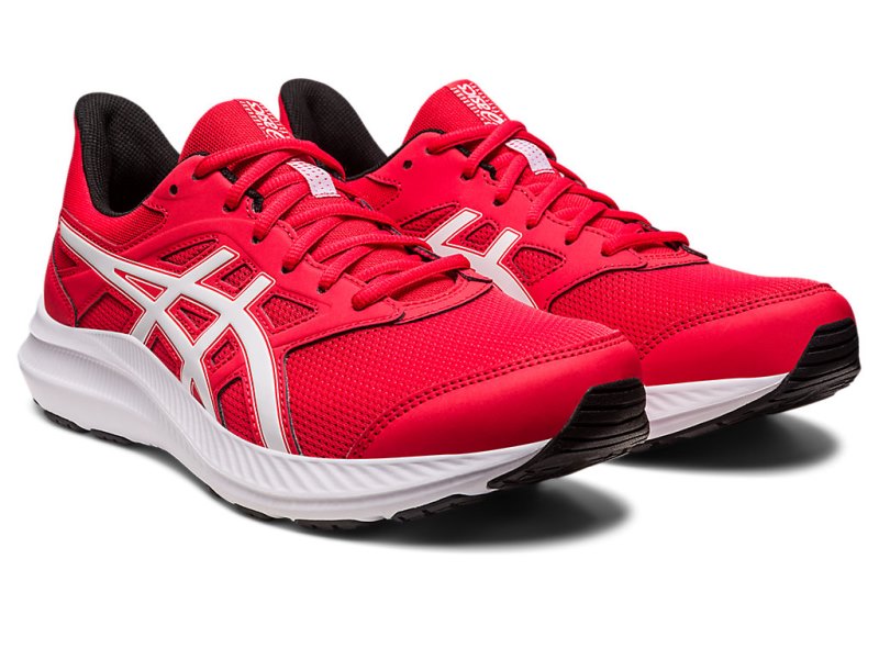 Men's Asics Jolt 4 Running Shoes Electric Red/White Canada | CA3207-086