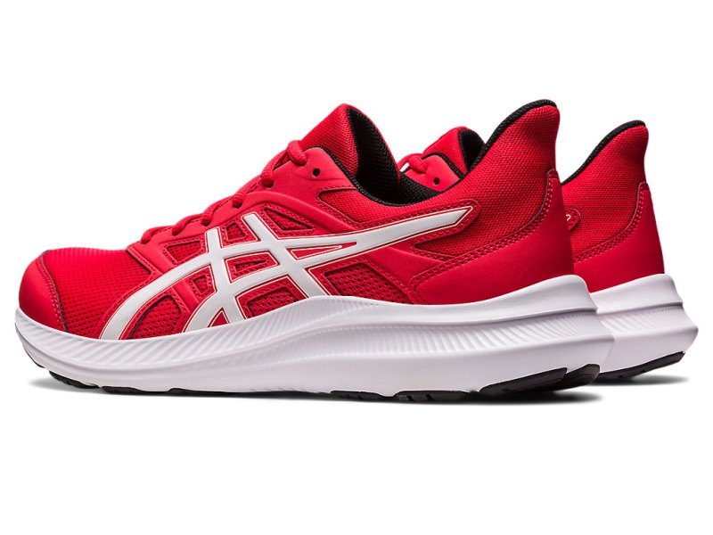 Men's Asics Jolt 4 Running Shoes Electric Red/White Canada | CA3207-086