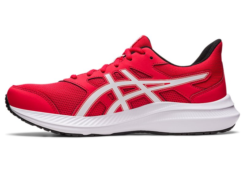 Men's Asics Jolt 4 Running Shoes Electric Red/White Canada | CA3207-086