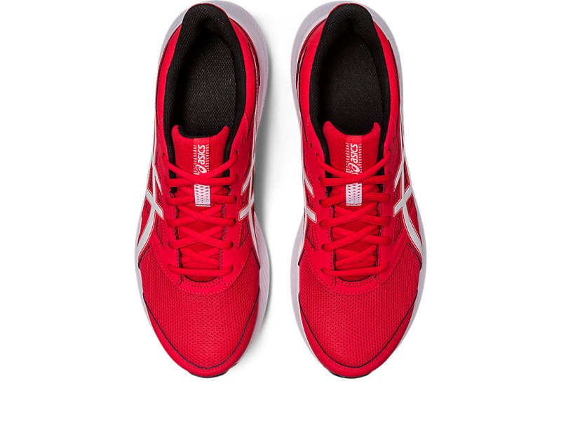 Men's Asics Jolt 4 Running Shoes Electric Red/White Canada | CA3207-086