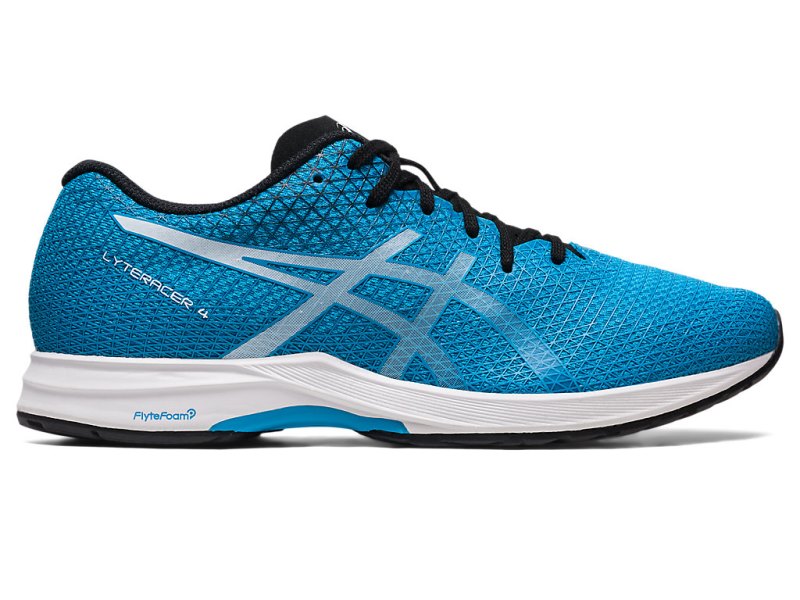 Men\'s Asics LyterACEr 4 Running Shoes Island Blue/White Canada | CA0008-310